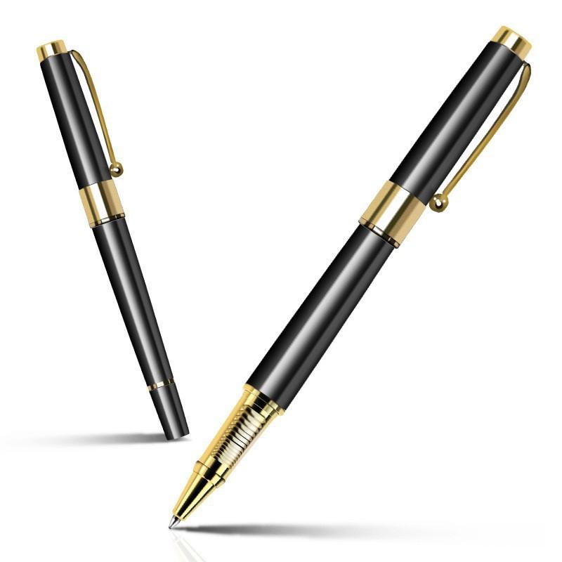 Деловые металлические ручки для подписи, шариковые ручки для ежедневного письма, школьные офисные канцелярские принадлежности
