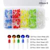 Light Emitting Diodes 5 Colors Electronic Components 3mm LED / 5mm LED Assorted Color DIY LED Light Emitting Diodes Set
