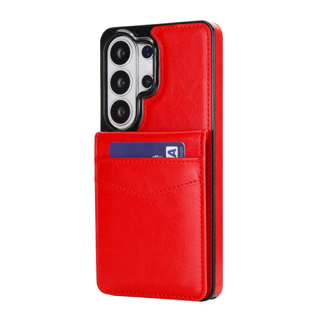 Кожаный чехол-кошелек для Samsung Galaxy S23 S24 S25 S26 Ultra Plus A57 A37 A56 A36 A26 A16 A55 Кожаный держатель для карт Чехол Подставка