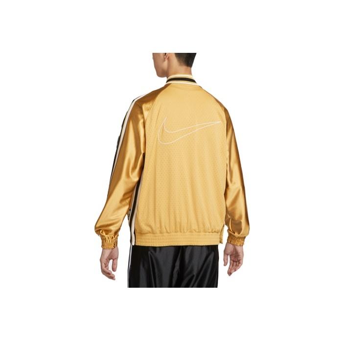 Nike Баскетбольная куртка в полоску с логотипом и цветными блоками, мужские куртки бежевого цвета DX0348-725