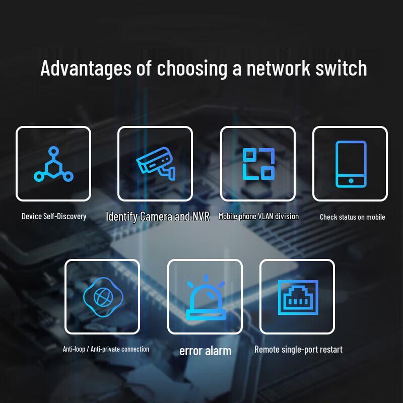 Ruijie RG-ES208GC 8-Port Gigabit Managed PoE Switch