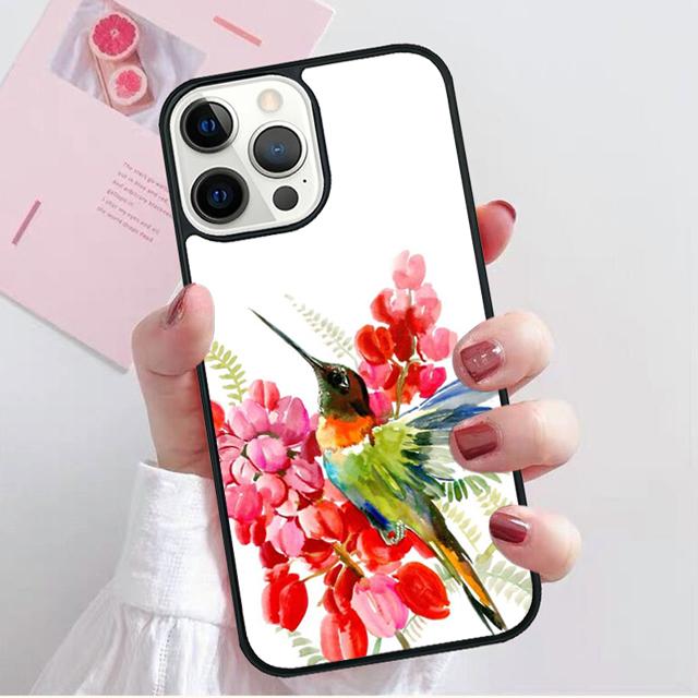 Hummingbird Coque Shell For iPhone 17 Air 15 16 14 13 12 Pro Max 11 Pro Max Plus Phone Case Cover