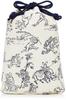Maruzen Shingen Drawstring Made In 20 X 28 X Choju Jinbutsu Giga White Bag, Japan, 1.5cm, (Choju Giga) Design,