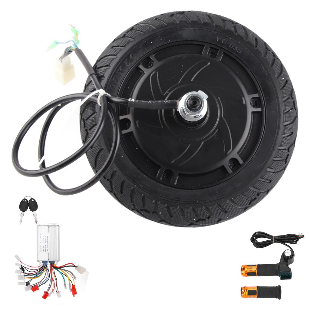 Бесщеточный мотор-концентратор колеса 48 В, 350 Вт, комплект для переоборудования 8-дюймового электрического скутера