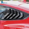 Для Ford Mustang S650 GT 2024 2025 Автомобильная задняя решетка на окно Глянцевый черный Узор из углеродного волокна ABS Зеркальная крышка-жалюзи Аксессуары