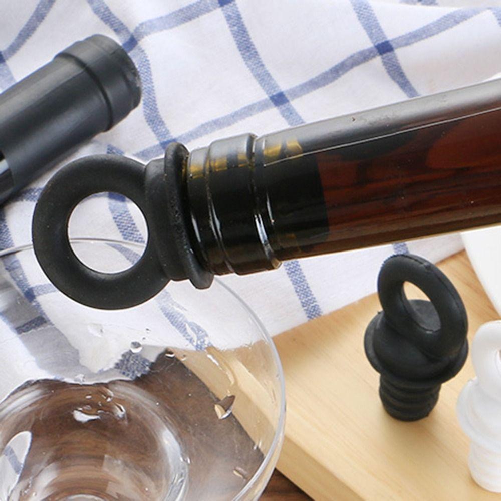 Leakproof Bottle Stopper Silicone Wine Cork Creative Bottles Cap