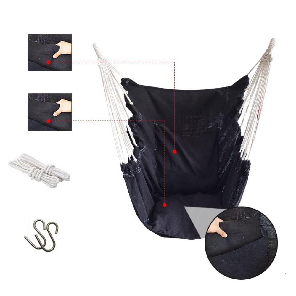 Thicken Dormitory Hammock Chair Comfortable Garden Swing Seat Garden Swing Chair Indoor Use