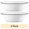 2 Pack 18 Oz Brasserie Cereal Soup Bowls Lightweight Triple Layer Glass Stackable Dishwasher Microwave Safe Ultra Hygienic Ideal