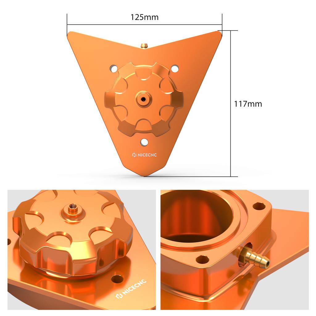 NICECNC For KTM 690 SMC SMCR Enduro R Enduro 690 2008-2018 Gas Oil Fuel Tank Cap Cover Fuel Filler Neck Accessories