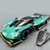 1/24 Aston Martin Valkyrie Сплав Спортивный Автомобиль Модель Литьевой Металл Гонки Супер Автомобили Модель Автомобиля Высокая Симуляция Звук и Свет Детская Игрушка Подарок