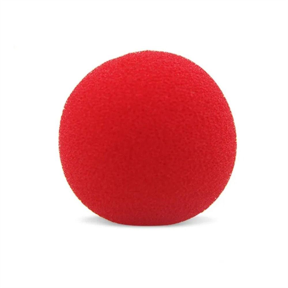 Gimmick Sponge Magic Tricks Super Soft Red Sponge Ball Finger Sponge Ball  Magician Illusion