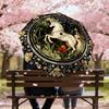 1PC Unicorn Forest Umbrella-8-Rib Reinforced, Automatic Open, Lightweight & Durable, Cute Fashion Accessory for Outdoor-W140