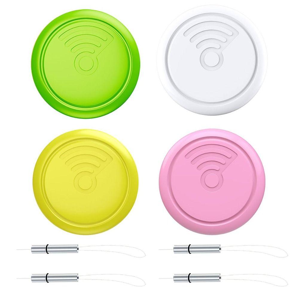 Round Smart Tag IP67 Item Locator Colorful Bluetooth Luggage Pet Tracker  for IOS Only