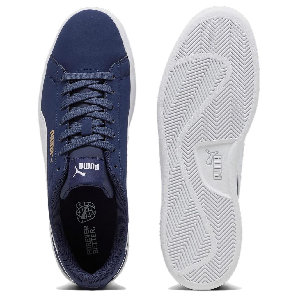 Новые кеды PUMA Smash 3.0 с низким верхом для скейтбординга Унисекс Морской синий 392336-03