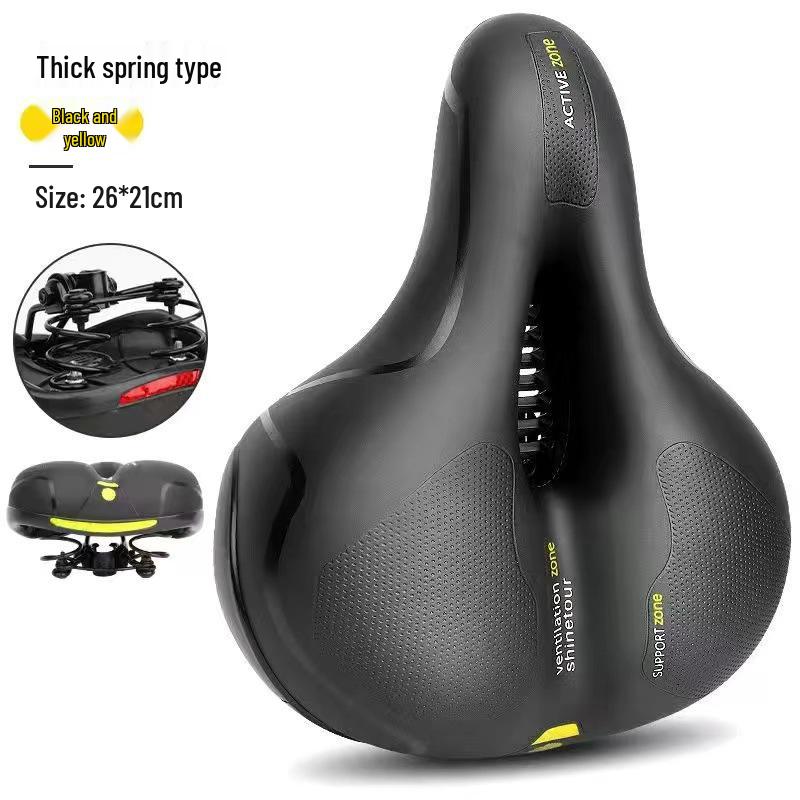Super Soft Shock-Absorbing Mountain Bike Seat Cushion with Breathable Hollow Design