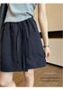 Women's High Waist Summer Sun Protection Skirt Shorts - Plus Size, Casual, Versatile, Anti-exposure, Slimming, Loose Fit