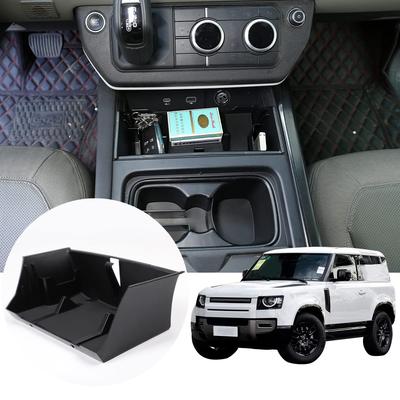 METYOUCAR Ящик для хранения на центральной консоли автомобиля для Land Rover Defender Хранение для центрального управления Телефон и аксессуары с накладками 90/110 (2020-2023 гг.), Коробка,