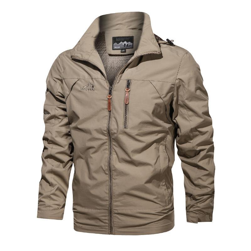 Autumn New Solid Color Casual Windproof and Waterproof Jacket Winter Jacket