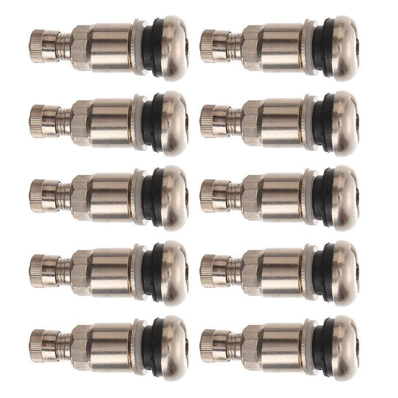 Tire Valve Stainless Steel Valves Stems Tire Valve Bolt-in Tyre Valves Stems High Pressure Car Stainless Steel Valves Stem Studs Valve Stems 1
