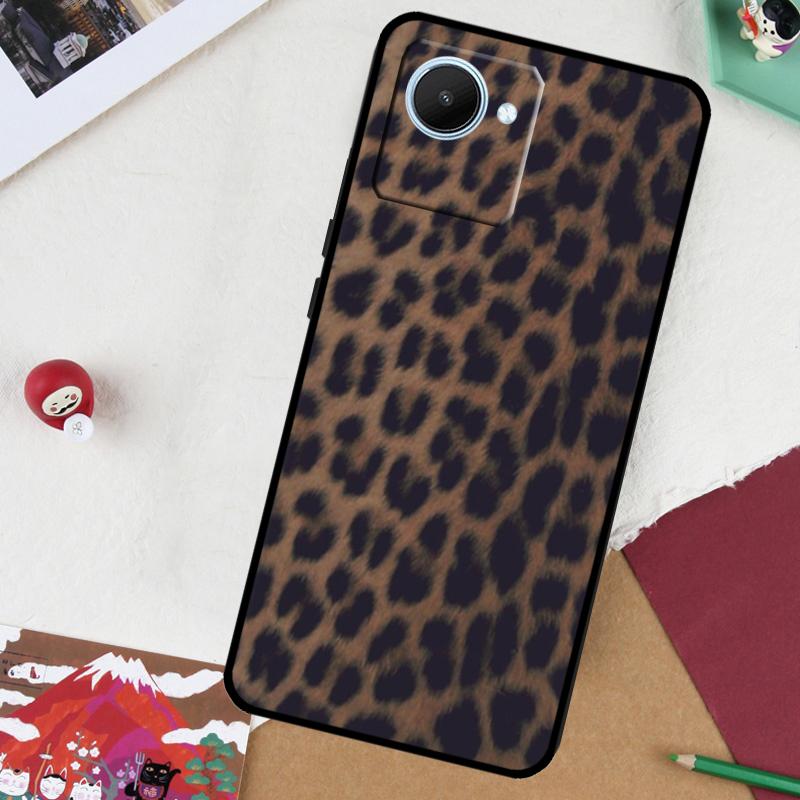 Чехол с принтом Тигр Зебра Леопард Для Realme 14 Pro Plus 13 10 11 12 GT 6 5 6T GT7 Pro C61 C55 C53 C51 C21Y C25S C67 C75