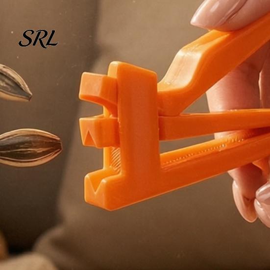 Eco Friendly PLA Seeds Tool Sunflower Peelers Tool, 3D Printed Nut Cracker, Manual Shelling Artifact Easy Ergonomic Melon Opener for Home Safe Kids