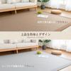 HARUMIN Carpet Rug New Hemp Style Rug 130 x 190cm Rug Living Room Mat Wide Hem Processing All Seasons Floor Protection Brown [2025 Idea] (Approx. 1.5