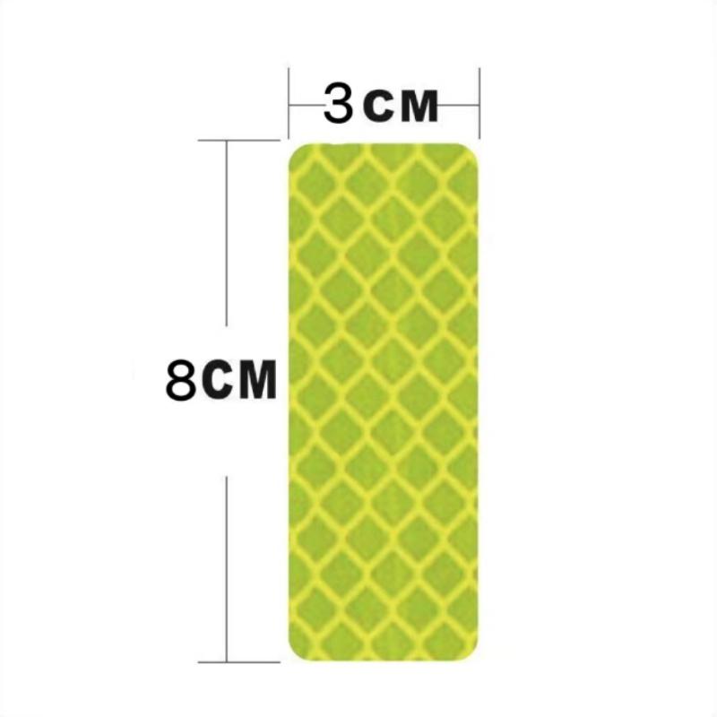 1/5/10PCS Car Bumper Reflective Stickers Reflective Warning Strip Tape Secure Reflector Stickers Decals