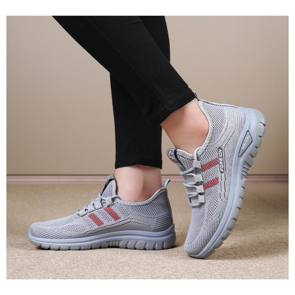 Women's Summer New Outdoor Breathable Mesh Shoes Fashion Casual Shoes Women's Shoes Low Cut Women's Sports Single Shoes