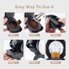 Reusable Refillable Coffee Adapter Powder Dish Cup Compatible with Dolce Gusto Lumio EDG325 Coffee Machine Drawer Holder