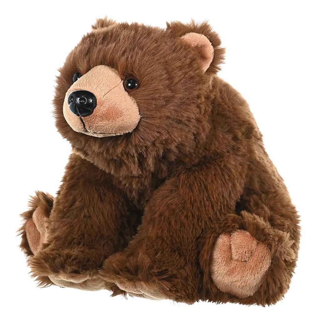 Wild Republic Brown Bear Plush Fluffy Wild Animal W25 X D28 X 10924 Toy, Figurine, H23cm,