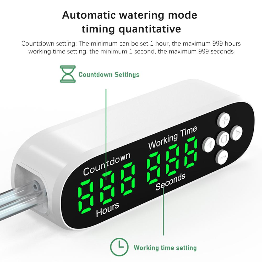 Автоматическая система полива горшечных растений, комплект капельного орошения, самополив растений с обратным отсчетом