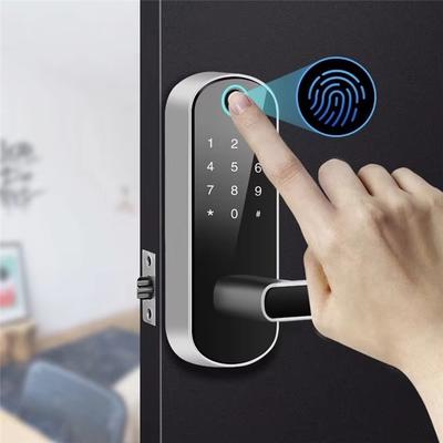 Tuya Wifi Умный дверной замок с отпечатком пальца Удаленное управление через приложение Бесключевой WIFI Цифровой сенсорный экран Замок NFC IP67