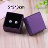 Модное хранение ювелирных изделий Простая коробка для колец и сережек Подарочные коробки Легко носить с собой Подарочная упаковка Чехол Мода Много цветов на выбор Шкатулка для драгоценностей