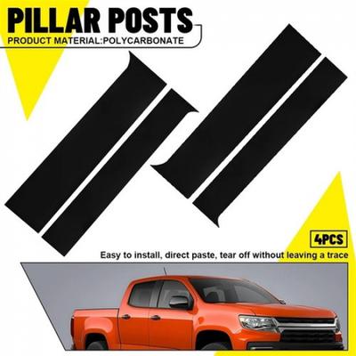 4 шт. Черные накладки на стойки дверей для Chevy Colorado GMC Canyon 2015-