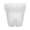 Clear Orchid Pot Reusable Orchid Flowerpot with Holes Plastic Ventilated Planter for Repotting Growing Indoor Outdoor Orchids