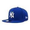 New Era New York Yankees 59FIFTY MLB FITTED Size 5950 TEAM-BASIC CAP, Blue, 7-1/2 (Approx. 59.6cm), (Used)