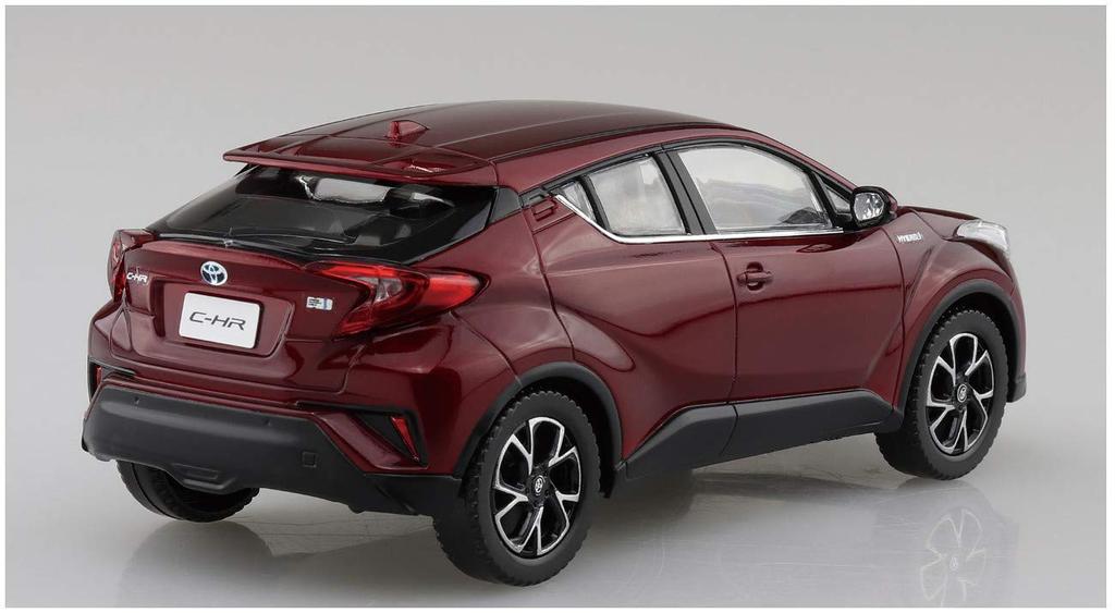 Aoshima Bunka Kyozai The Snap Kit Series Toyota Sensual Red Mica Plastic Model 1/32 C-HR Pre-Colored 06-D