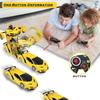 1:18 автомобилей-трансформеров с дистанционным управлением, деформирующийся одной кнопкой, робот-машинка, игрушки для детей 3-11 лет