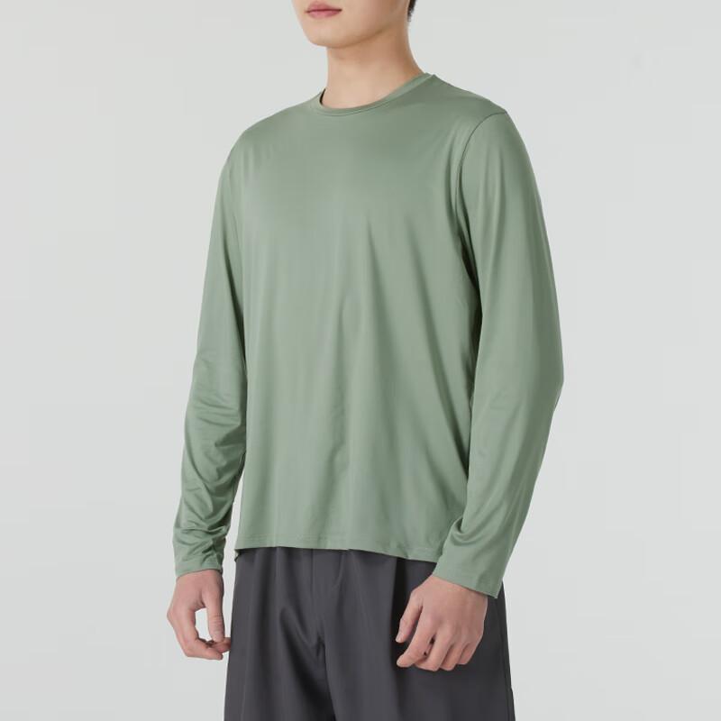 Under Armour Удобный пуловер с круглым вырезом, дышащая футболка с длинным рукавом, мужские топы, зеленый 1387390-505