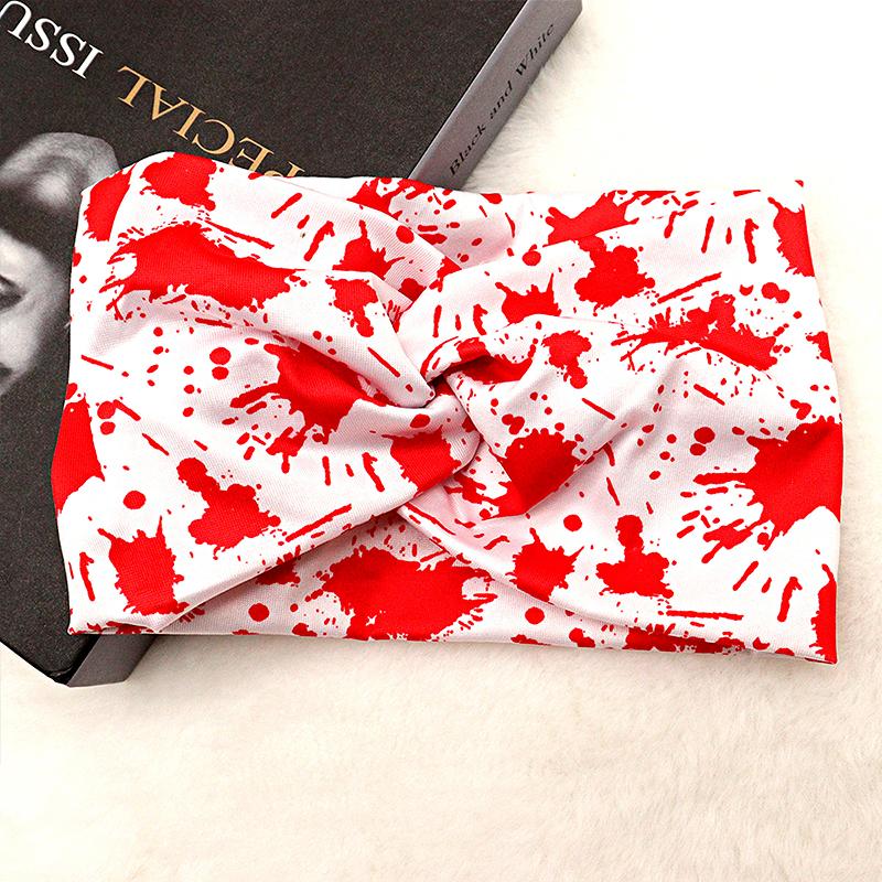 1 шт. Хеллоуин кровь повязка на голову эластичный уличный впитывающий пот галстук завязанный шарф для волос