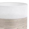Single hanging lamp, bleached OAK veneer lampshade, 20CM