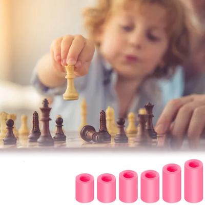 6PC Шахматный силикон 3D-форма эпоксидной смолы ручной работы для помадной свечи