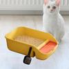 Кошачий лоток для домашних кошек открытый лоток большой полузакрытый с бортиком совок рамка