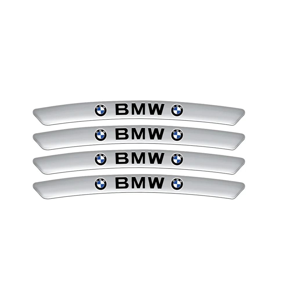 4Pcs Aluminum Car Wheel Rims Stickers Badge Auto Decoration For Bmw Performance E46 E90 E60 F10 F30 E39 E36 F20 E87 G30 E92 E91