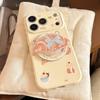 Креативный чехол-подставка в виде домика из хлеба для iPhone 16, iPhone 17, iPhone 17 Pro Max
