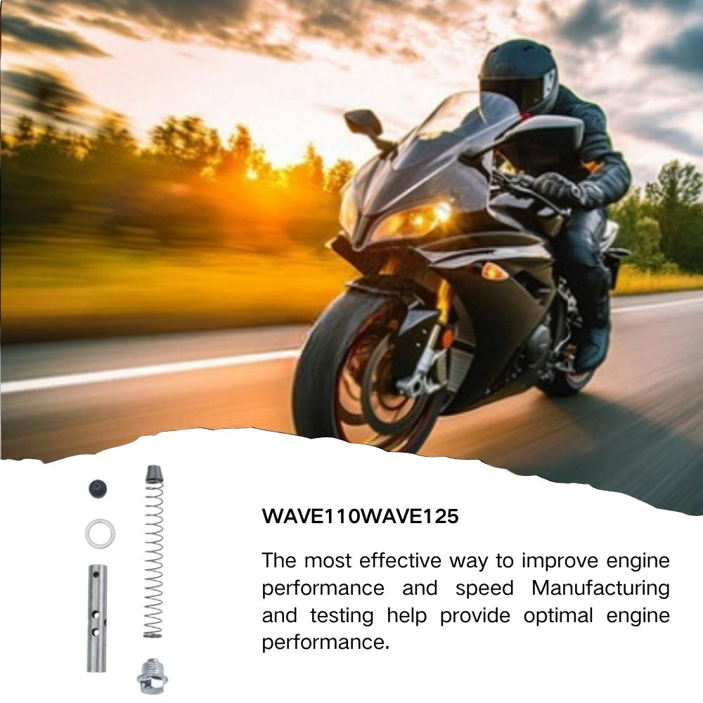 Motorcycle Engine Cam Chain Tensioner Plunger Push Rod Spring Repair Kit For Honda WAVE 110 WAVE 125
