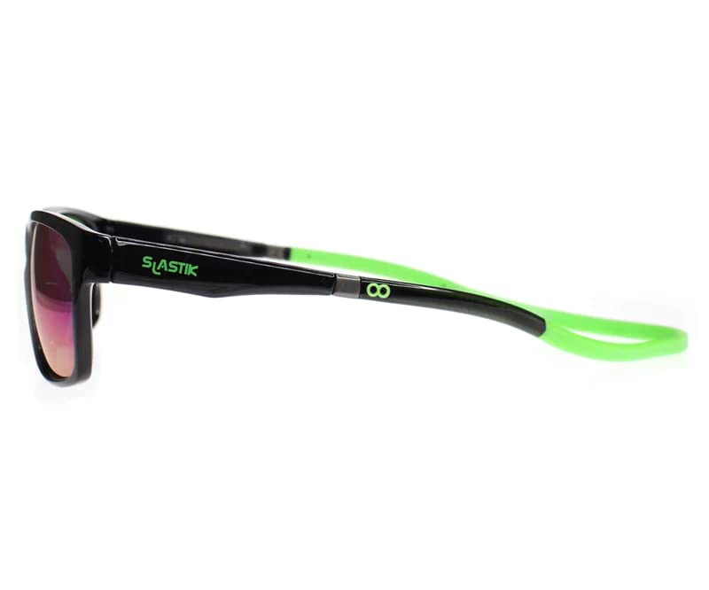 Bayline SLASTIK SHACKED Sports Sunglasses with UV Neck and Front Magnet SUNGLASSES_LOFT (Green) Protection, Strap,