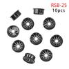 10pcs/set Plastic Cable Hole Cover Furniture Dust Plug Buckle Office Computer Table Grommet Wire Passing Line Outlet Rings