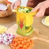 Multifunctional Vegetable Chopper Hand Pressure Onion Dicer French Fries Slicer Kitchen Gadget Cucumber Potato Slicer Kitchen Tools