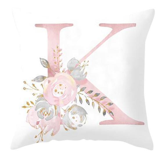 Английский алфавит с цветочным принтом наволочка на пояс наволочка для свадебной кровати